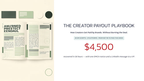 The Creator Payout Playbook cover